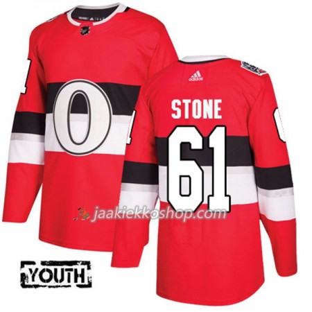Lapsille NHL Ottawa Senators Pelipaita Mark Stone 61 Adidas 2017-2018 Punainen 100 Classic Authentic